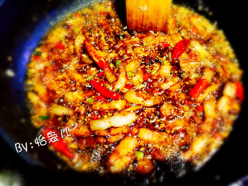 川味四季豆焖面的做法图解4