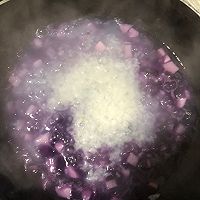 剩白粥遇上芋头和紫薯的做法图解2