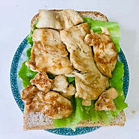 超厚超好吃鸡肉三明治，吃了不会胖哦！的做法图解3