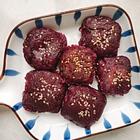 香甜紫薯饼的做法图解8