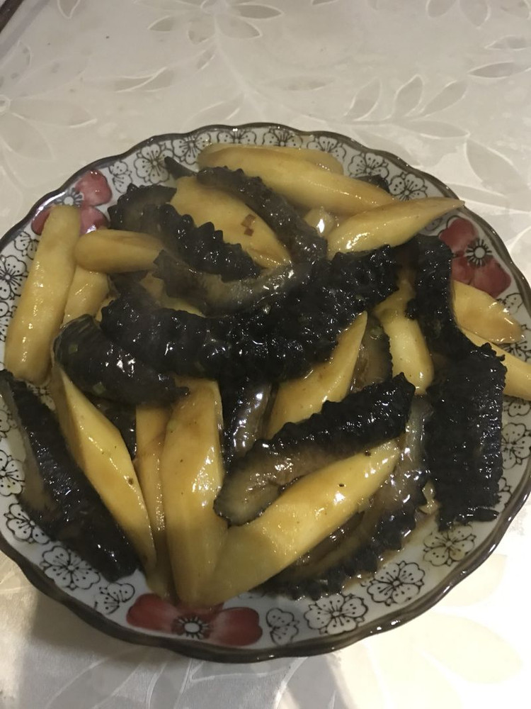 山药烧海参的做法