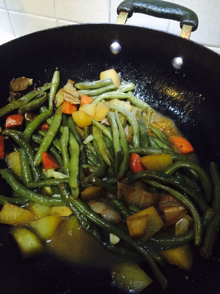 东北炖芸豆（豆角）的做法