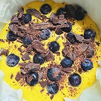 无油无糖香蕉蓝莓蛋糕的做法图解2