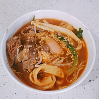 一人食～低卡韩式辣牛肉汤的做法图解8