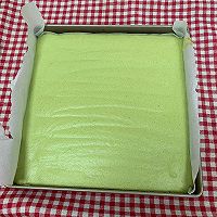 抹茶蛋糕卷水果奶油瑞士卷老少皆宜下午茶的做法图解11