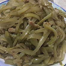 肉丝炒榨菜