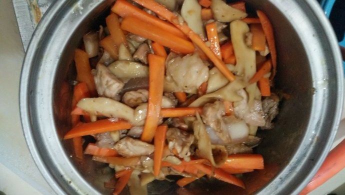 猪肉抄杏鲍菇