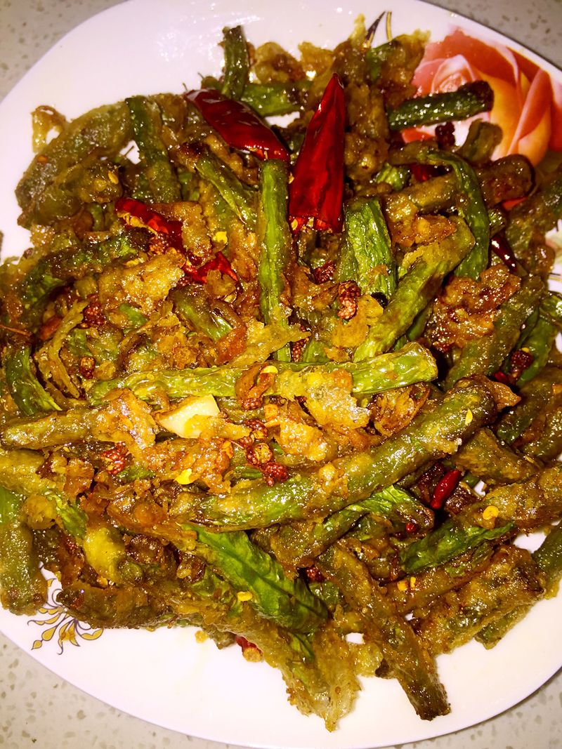 Stir fried beans