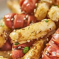 孜然火腿炒年糕的做法图解6