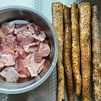 #万物皆可搭#铁棍山药炖牛肉的做法图解1