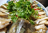 清蒸淡水鲈鱼（减肥餐）的做法