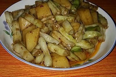 豆角煎土豆