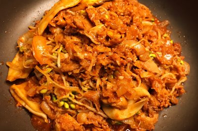 绝对的下饭王-韩式辣豆芽猪肉锅