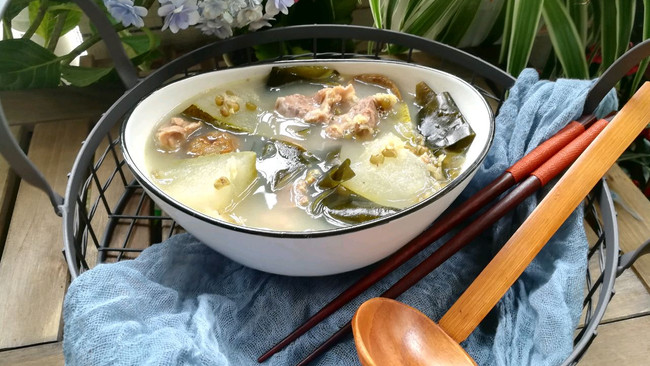 海带绿豆冬瓜汤的做法
