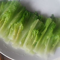 之白灼生菜#大喜大牛肉粉试用#的做法图解5