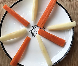 辅食——蒸胡萝卜条的做法