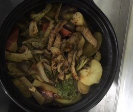 火锅烩菜的做法
