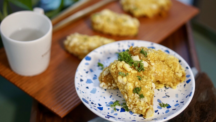 烤箱菜｜酸奶咖喱粉姜黄粉烤鸡翅，低脂咖喱菜