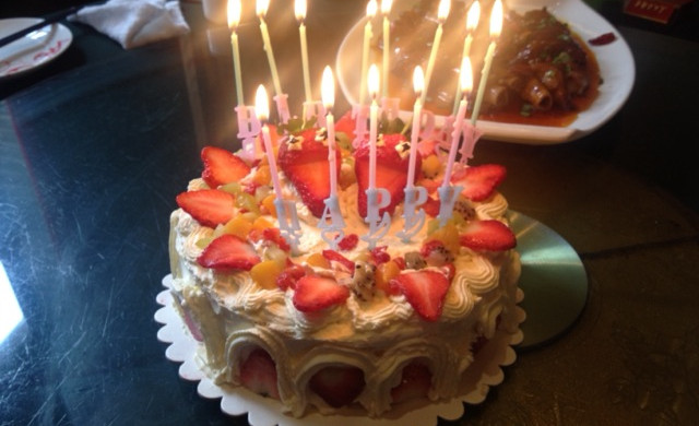 生日蛋糕 鲜奶水果