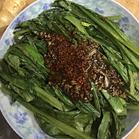 白灼油麦菜的做法图解3