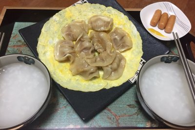 抱蛋煎饺