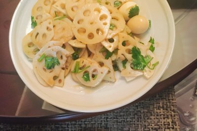 凉拌藕片