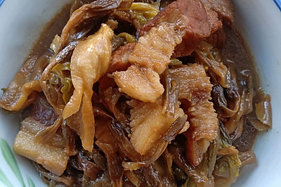 红烧肉炖干菜