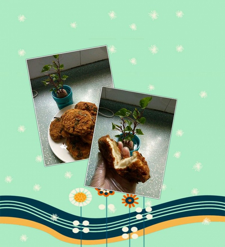 网红~海苔肉松小仙贝蛋糕的做法