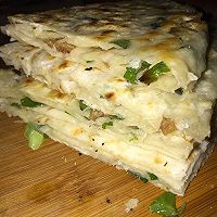 油渣儿葱油饼（超级香）的做法图解1
