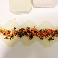 饺子皮千层馅饼的做法图解3