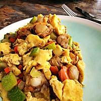 西葫芦扇贝炒蛋的做法图解11