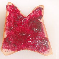 空气炸锅～蓝莓酱烤吐司的做法图解1