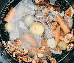 姬松茸板栗汤的做法