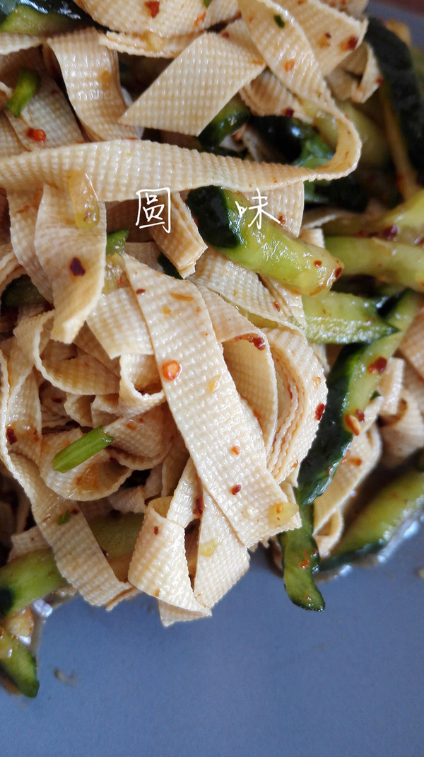 拌豆腐皮