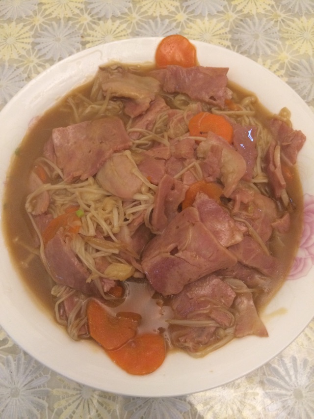 金针菇炒培根
