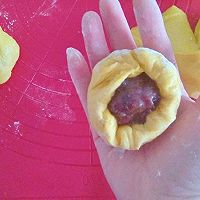 #安佳儿童创意料理#南瓜豆沙包（懒人版）的做法图解4