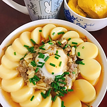 玉子豆腐肉末蒸蛋