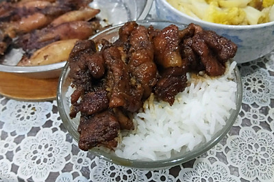 照烧鸡排饭