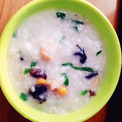 蔬菜三鲜粥