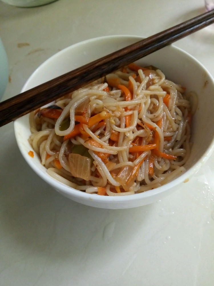 囫囵炒面的做法