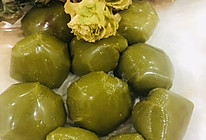 即食青团蛋黄肉松青团的做法