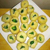 韭菜酿豆炸的做法图解5