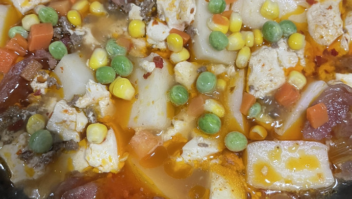 牛肉豆腐煲
