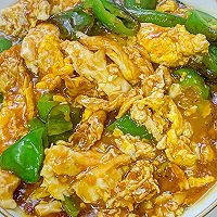 青椒炒鸡蛋的做法图解8