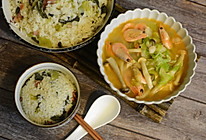 咸鸡鸭腿菜饭的做法