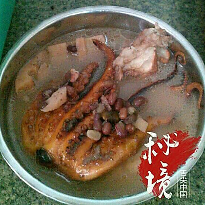 秋冬章鱼干老火汤（4人份）
