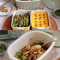 低卡家常菜—红枣焖鸡+蒜泥秋葵+南瓜发糕的做法图解10