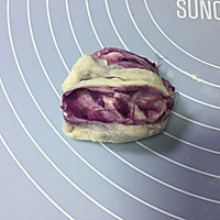 蒸奶香紫薯小花卷的做法图解16