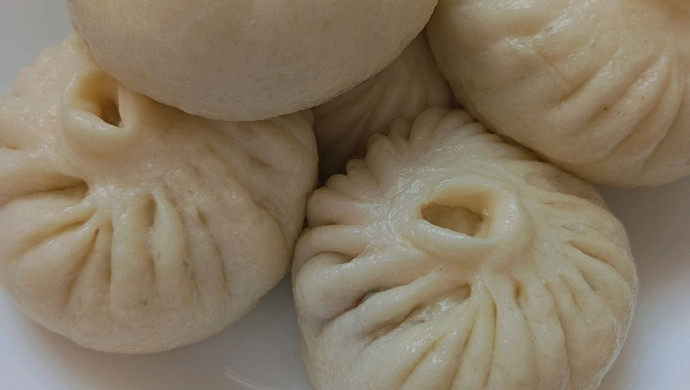 青椒茄子馅包子