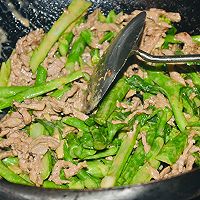 芥兰炒牛肉的做法图解11